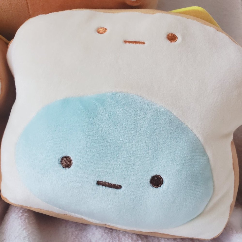Sumikkogurashi - Bread Classroom - Squishy Mochi Plush (BLUE TAPIOKA)